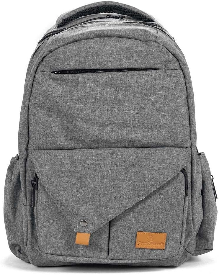 Primo Passi Baby Diaper Bag Travel Backpack with Insulated Pockets, Wipes Case, Changing Pad, and Stroller Straps (Pertutti)