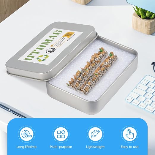 UTOMAG 100 Pcs Mini Round Neodymium Magnets