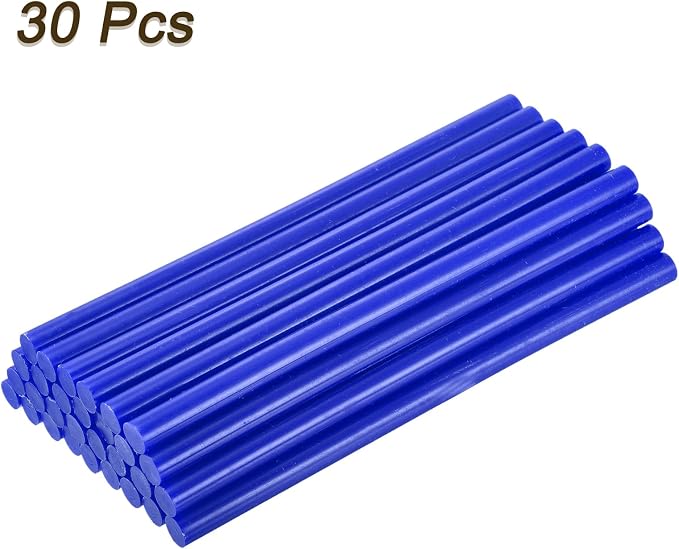 uxcell 30pcs 11mm x 200mm Full Size Hot Glue Gun Sticks 8-inch x 0.43-inch High
