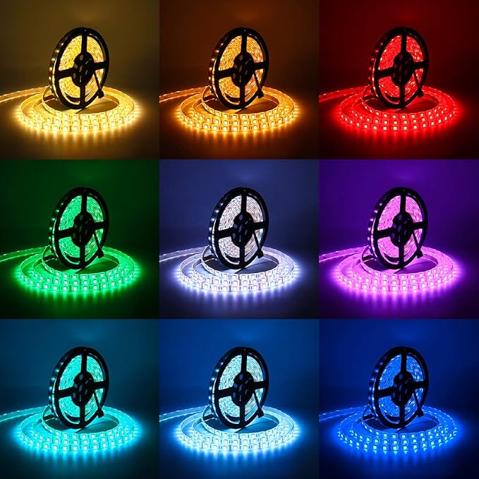 SUPERNIGHT RGB LED Light Strip Remote Controller, Dimmer for RGB LED Strip Lights, 44 Key Wireless IR Remote Controller for SMD 5050 3528 Rope Lights