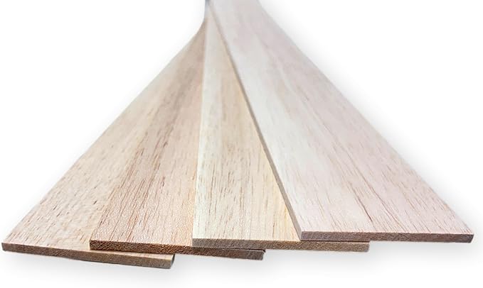 Proartek PK00042 Model BWH005X010 Pack of 10 Balsa Wood Sheets, and