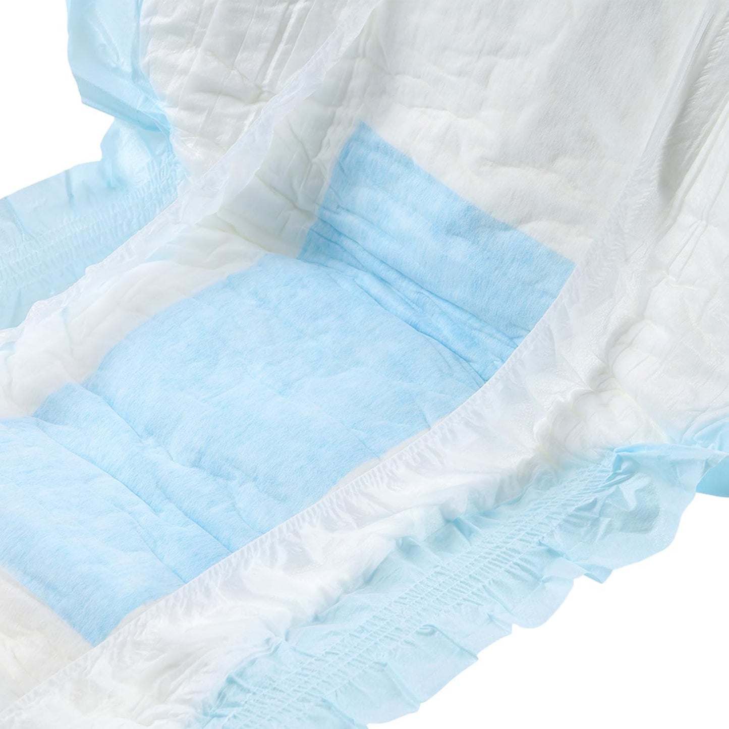 CutiePlusU Disposable Adult Diaper Heavy Absorption Dry Surface Adult Diapers All Night- Blue 10 Pieces