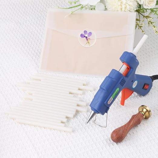 Translucent Sealing Wax Sticks, WASOHLING 20Pcs Glue Gun Wax Seal Sticks