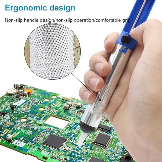 Soldering Iron Kit 60W with Interchangeable Iron Tips, Stand, Solder Tube, Welding Wire, 15-in-1 Adjustable Temperature Soldering Gun Welding Iron Kit for any Hobby Enthusiast 110V