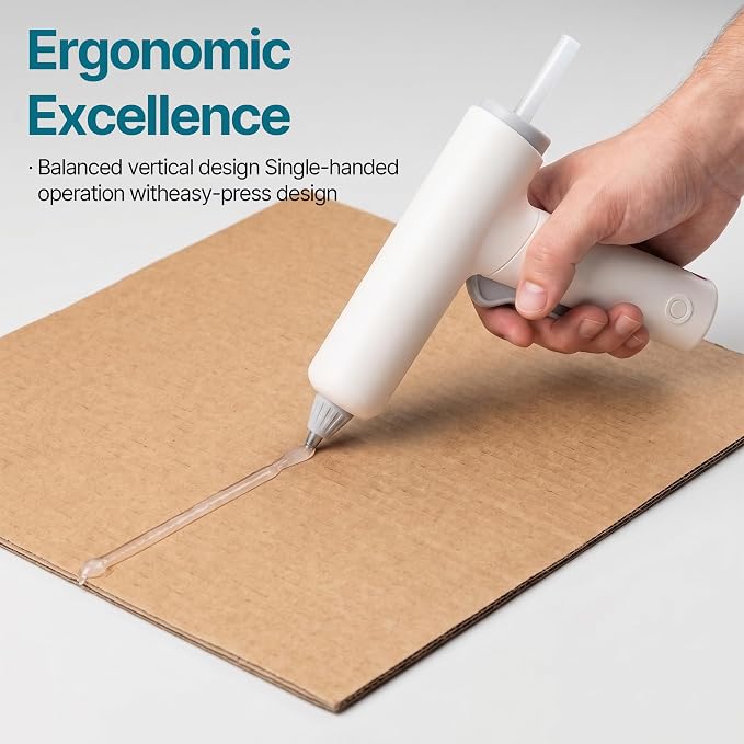Cordless Hot Glue Gun Kit USB-C Rechargeable Magnetic Mount Base