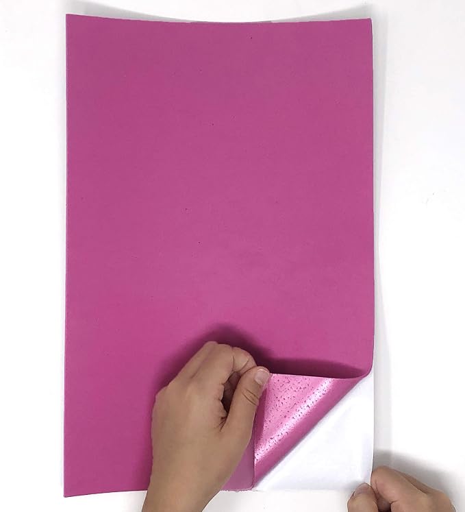 Allgala CF85412 Self-Adhesive EVA Foam Paper Sheets