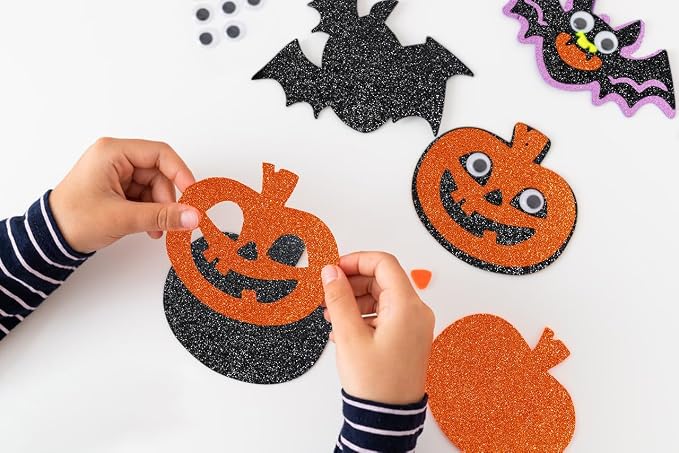 Mluchee 10 Sheets Glitter Cardstock Paper
