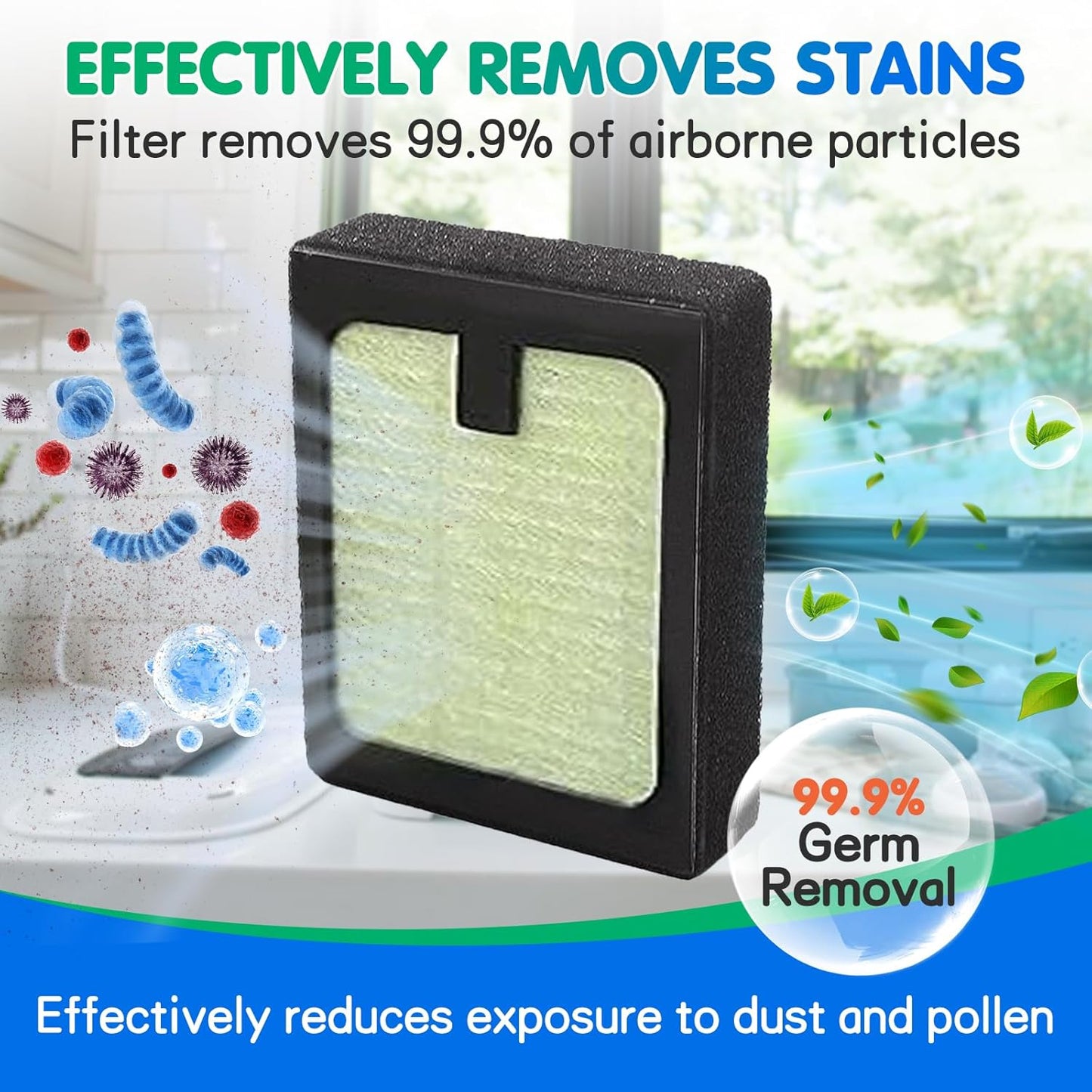 2Pack HEPA Filter Replacement for Baby Brezza Bottle Dryer Advanced
