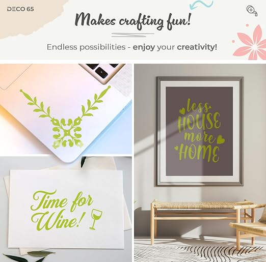 VViViD DECO65 Matte Pastel Olive Green Permanent Adhesive Craft Vinyl