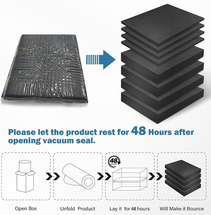 8Pcs Pick and Pluck Foam Large Size Apart Foam Insert Pre-Cubed Pick Padding