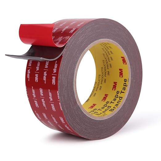 Double Sided Tape Heavy Duty Mounting Tape 2" x 18Ft Made of 3M 4611F Gray