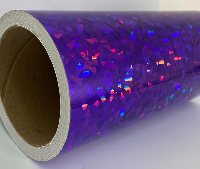 Holographic Crystal Sign Vinyl, HOLOCRYSTAL self-Adhesive Plastic