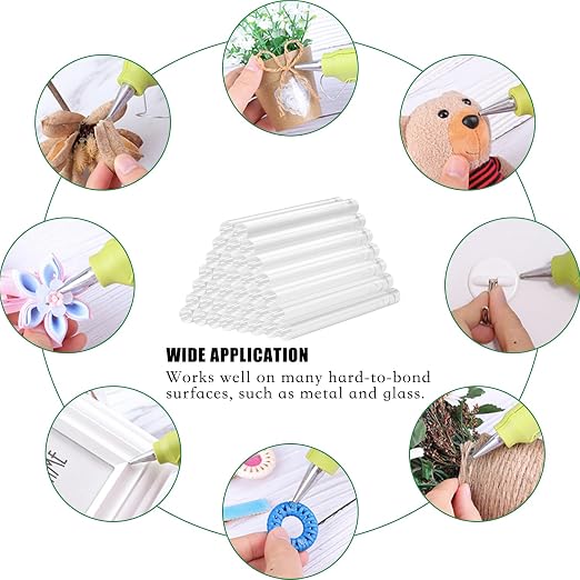 Mini Glue Gun Sticks, 550 Pack Hot Melt Glue Sticks Clear Glue Sticks, High