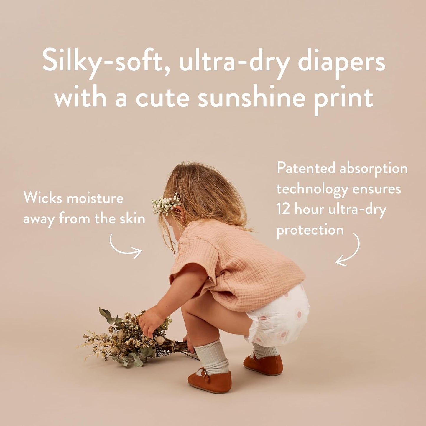 Joonya Baby Diapers, Size 4 L (15-31 lb) - 1 Bag of 25 - New Range - NonToxic, Eco-Friendly, Ultra Slim, Overnight Use - Made in Denmark