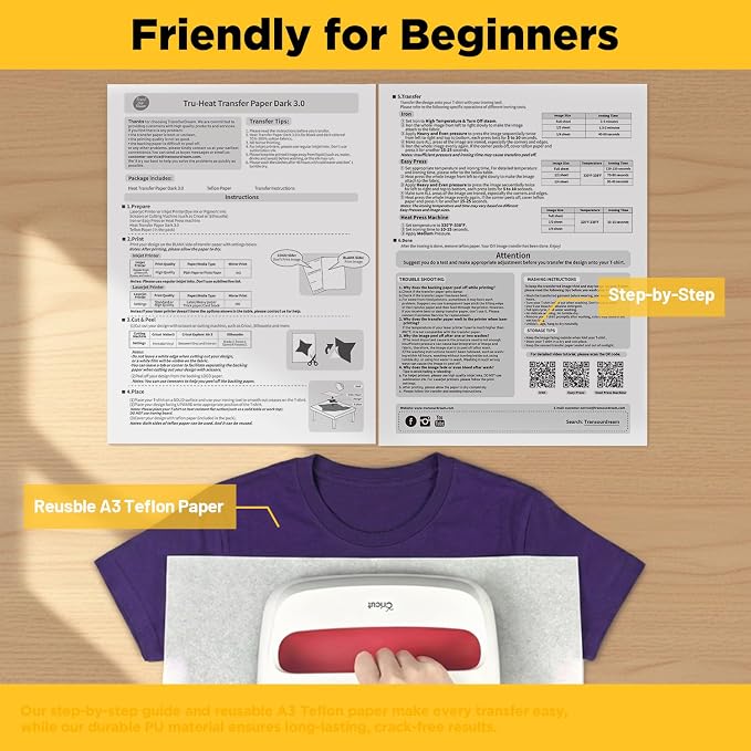 TransOurDream Iron on Heat Transfer Paper