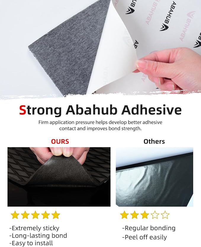 Abahub EVA Foam Boat Flooring Self-Adhesive Decking Surfboard Traction Pad |