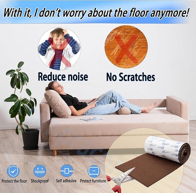 Cuttable Felt Furniture Pads
