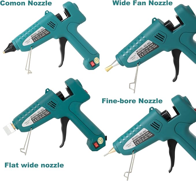 Professional Hot Glue Gun Kit, Full Size,