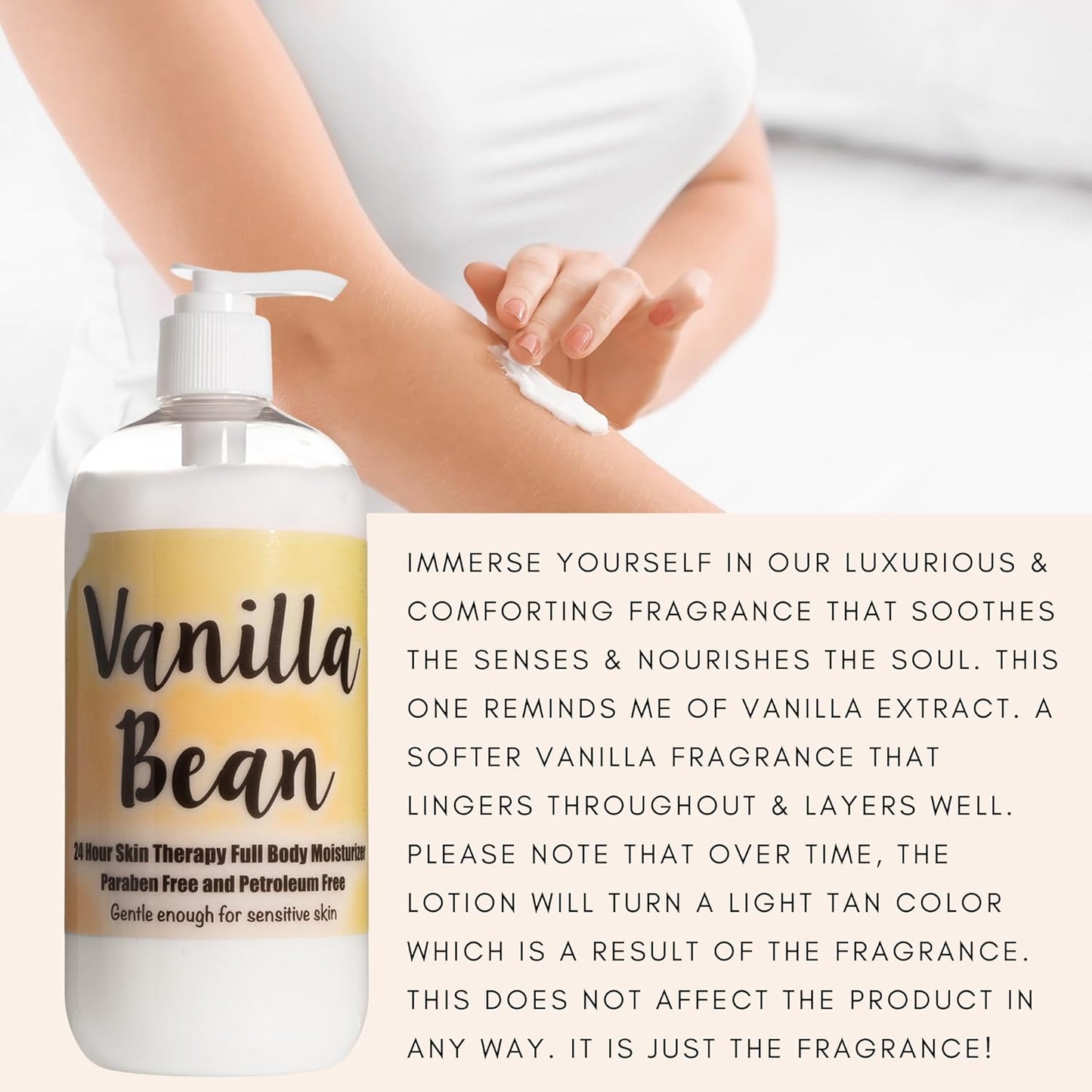 The Lotion Company, 24 Hour Skin Therapy Combo Kit, Vanilla Bean, 1 Count
