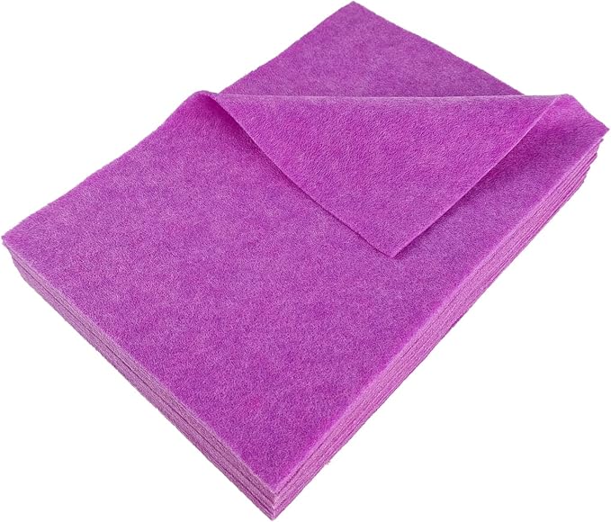 Jtnohx Color Felt, Soft Felt Sheets, 1.4mm Thick 8"x12" Handicraft Felt Fabrics