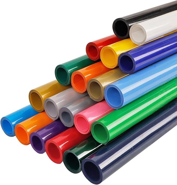 FUNKAKA HTV Heat Transfer Vinyl Bundle, 20 Rolls 12" x 3ft HTV Vinyl