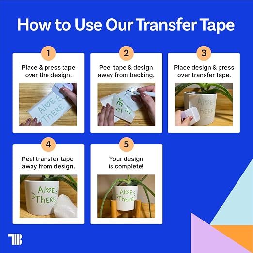 TapeManBlue Paper Transfer Tape