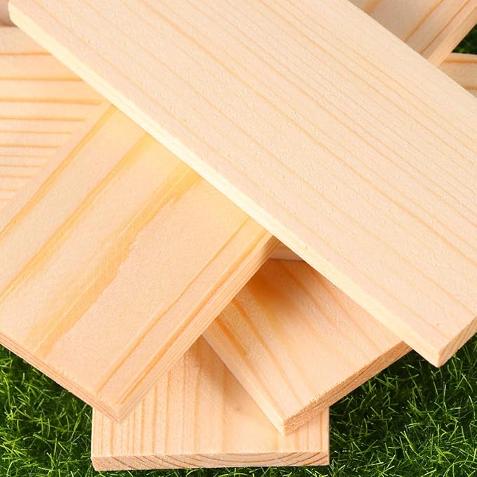20pcs Basswood Carving Unfinished Wood Boards Sheets Beginners Premium Carving