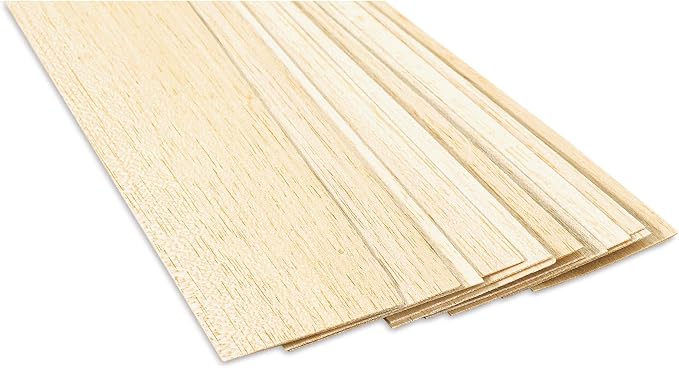 Balsa Wood 1/32 X 3 X 36in