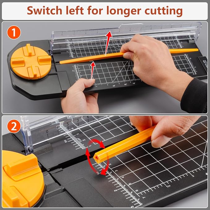 Worklion Scrapbooking Cutting Tool: Paper Cutter 4 in 1