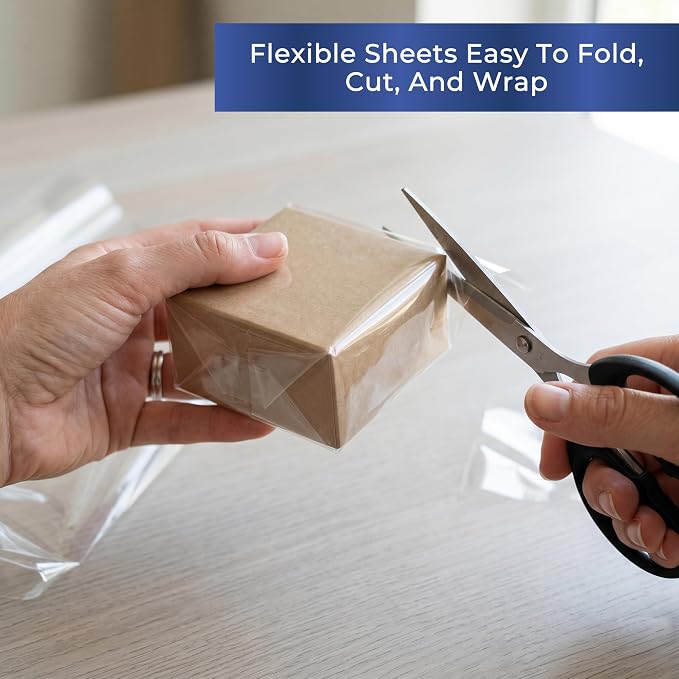FIESTA WRAPS Clear Cellophane Sheets 200-Pack
