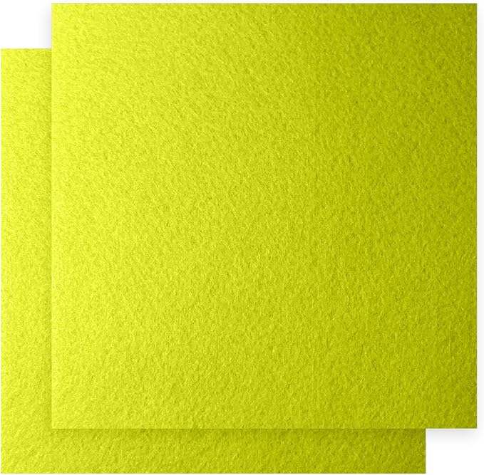 12" x 12" Felt Fabric Sheets for Crafts, Squares Felt Fabric Sheets, 1mm Thick