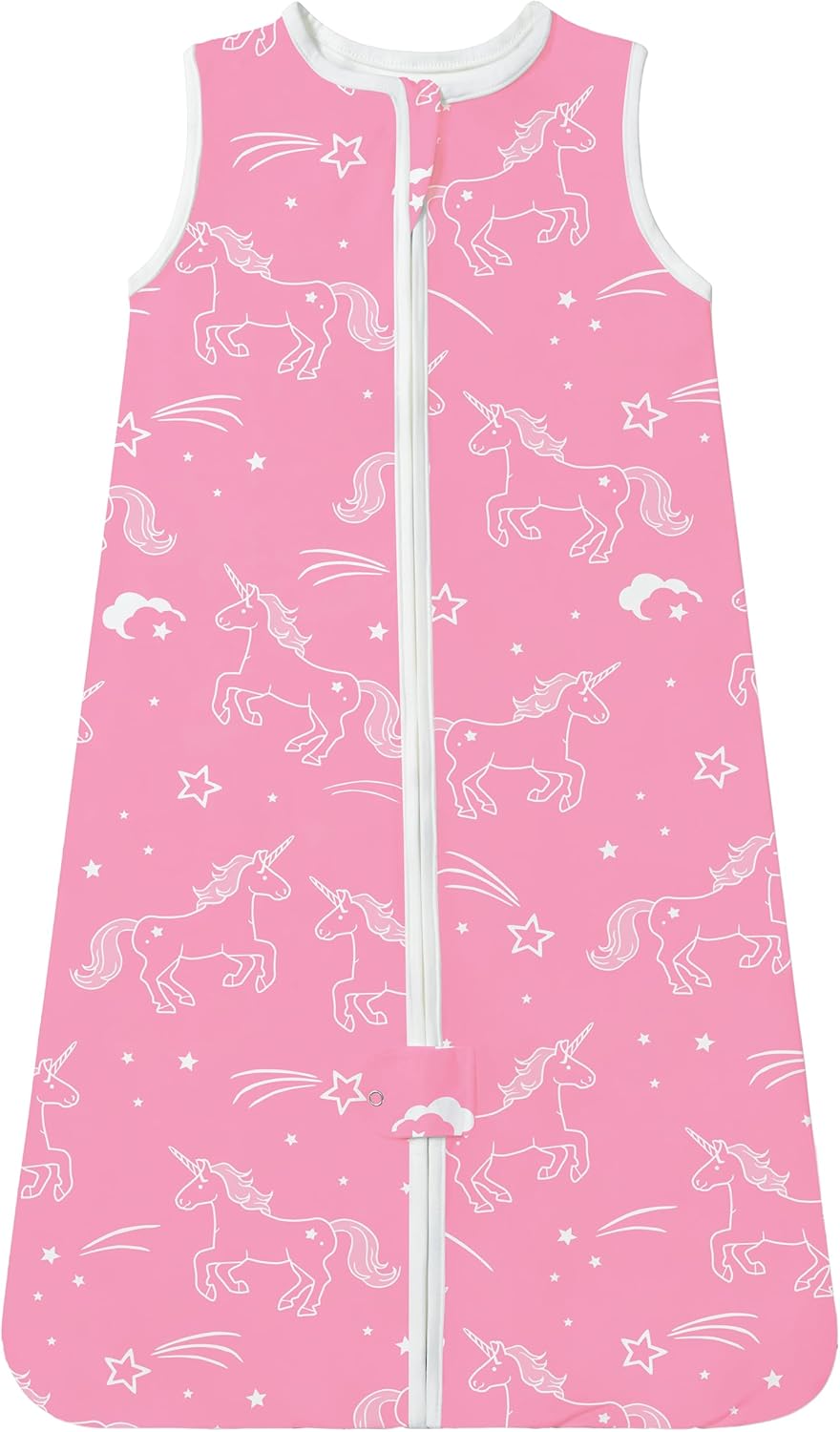 TotAha Light Sleep Sack, Stretchy, Soft, Cozy Wearable Blanket Sleep Bag with 2-Way Safe Zippers for 0-6-12-24 Months 0.5 TOG