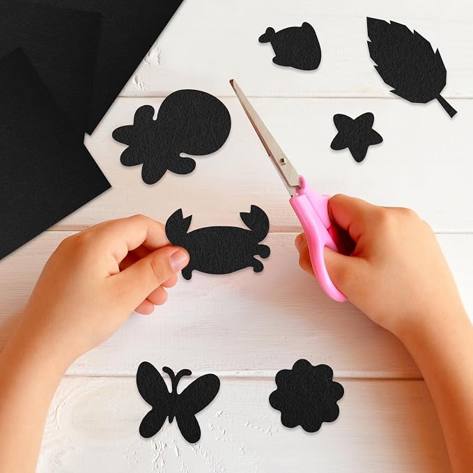 NACHLYNN Self Adhesive Felt Fabric Sheets 7"x11.5" /18x29cm Sticky Back Felt