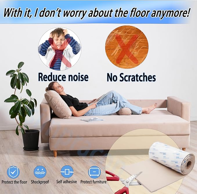 Cuttable Felt Furniture Pads