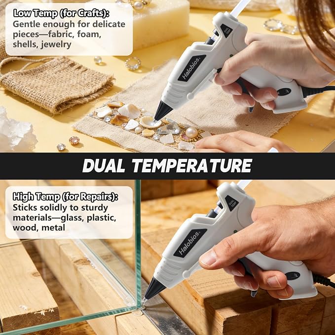 Halobios Mini Dual Temp Hot Glue Gun
