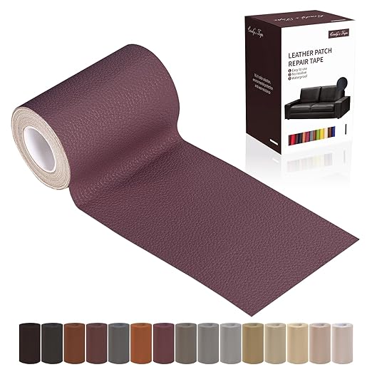 Leather Repair Patch Tape, Car Seat, Vinyl Leather Repair Kit