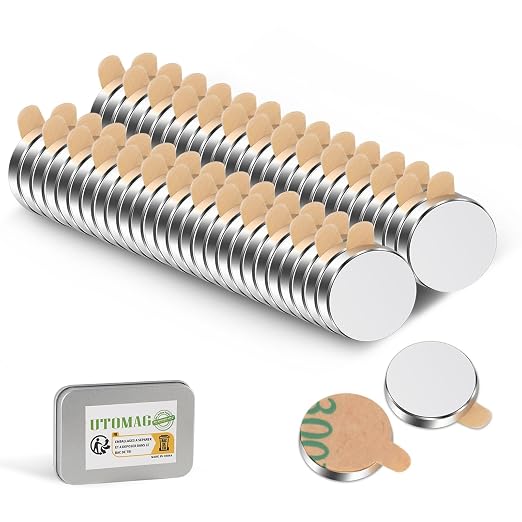UTOMAG 52 Pcs Mini Round Neodymium Magnets