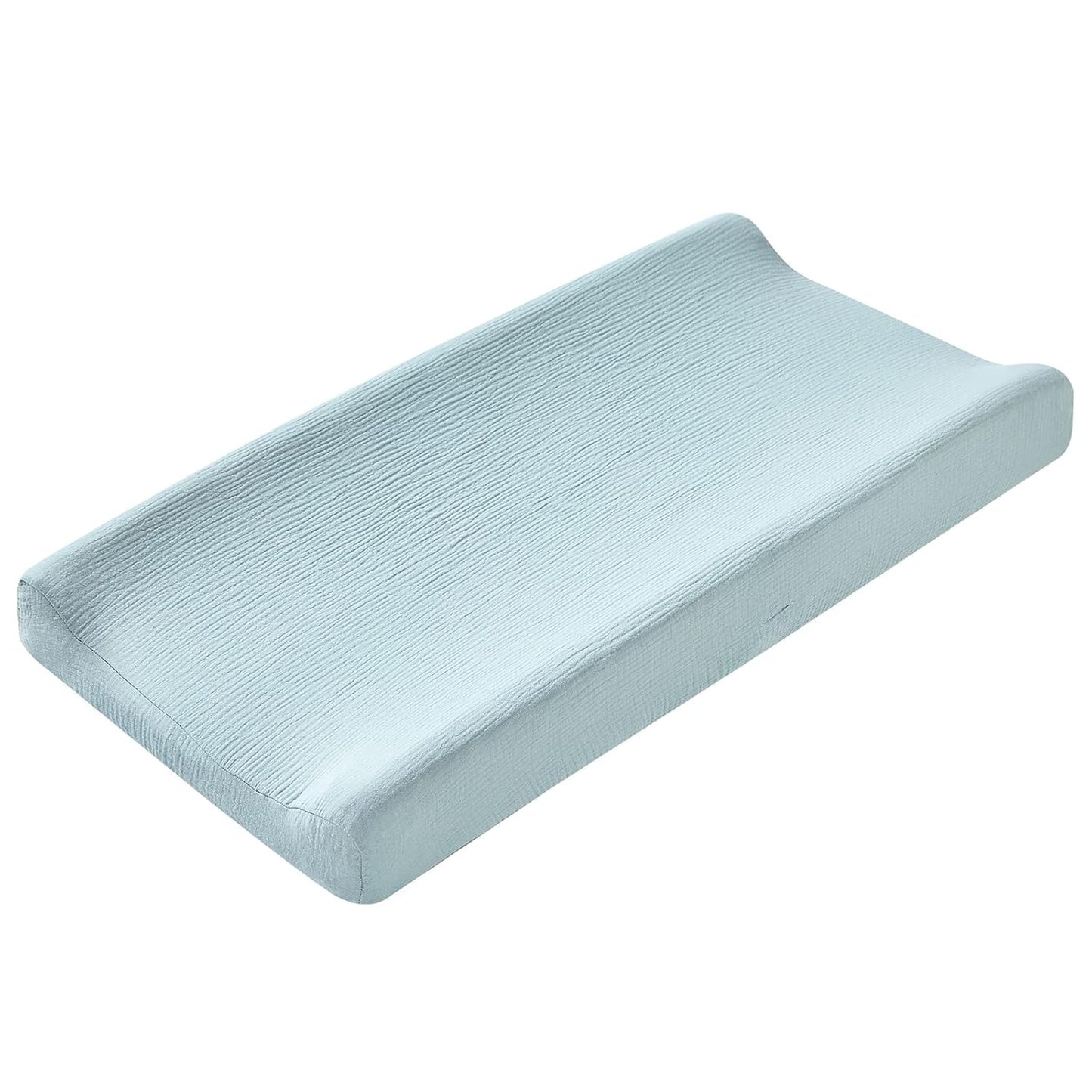 Changing Pad Cover for Baby Girls Boys, Neutral Fitted Muslin Cotton Diaper Changing Pad Sheets, Soft Brethable Changing Table Cover
