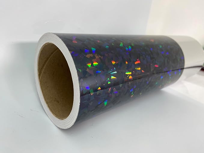 Holographic Crystal Sign Vinyl, HOLOCRYSTAL self-Adhesive Plastic