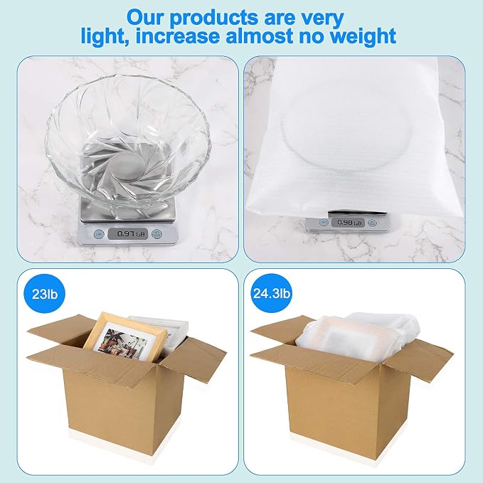 150Pcs Moving Supplies, Foam Pouches to 3 Size | Packing Supplies