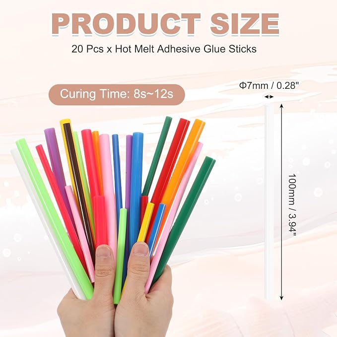 PATIKIL Hot Glue Sticks for Glue Gun