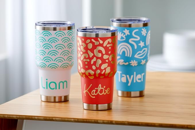 Cricut Smart Permanent Vinyl, Matte Metallic | 3-Pack of 3ft Rolls
