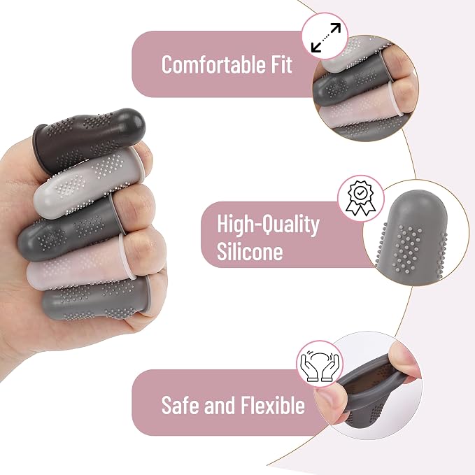 Mr. Pen- Hot Glue Gun Finger Protectors, Rubber Fingers Tips, Rubber Finger