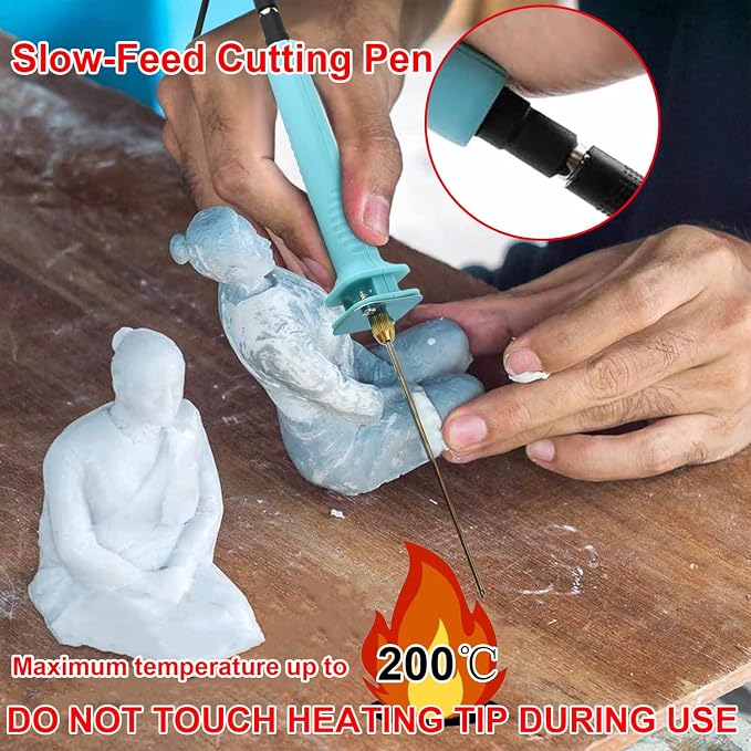 Foam Cutter Electric Hot Wire Cutter Pen 10CM Foam Board Cutting