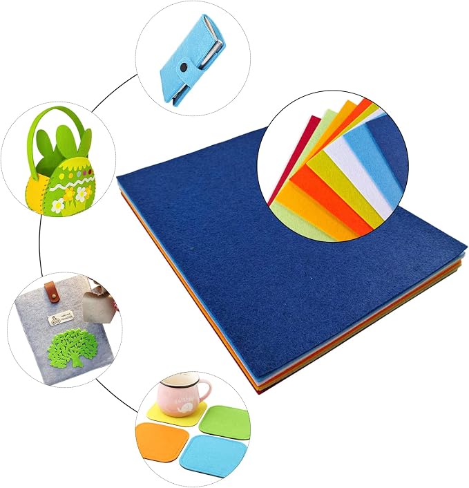Jtnohx Stiff Felt, 2mm Thick Felt Sheets