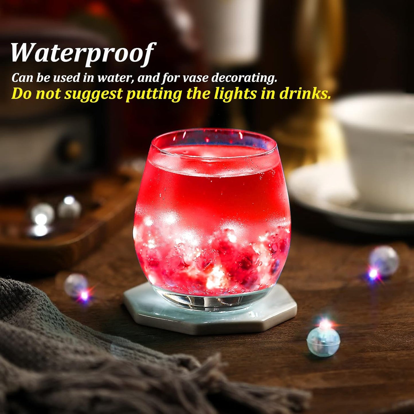 ZGWJ 200PCs Mini Led Lights,Led Balloons for Party Decorations Neon Party Paper Lantern Easter Eggs Birthday Party Wedding Halloween Christmas Decoration