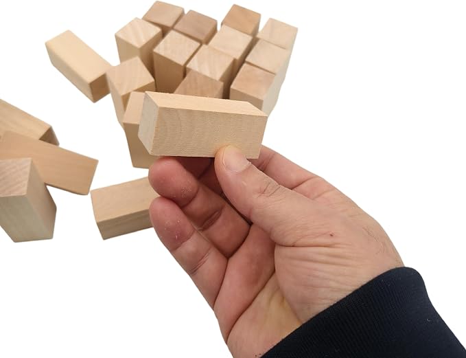 20PCS Basswood Carving Blocks, Whittling Wood Carving Kit, Unfinished Wooden