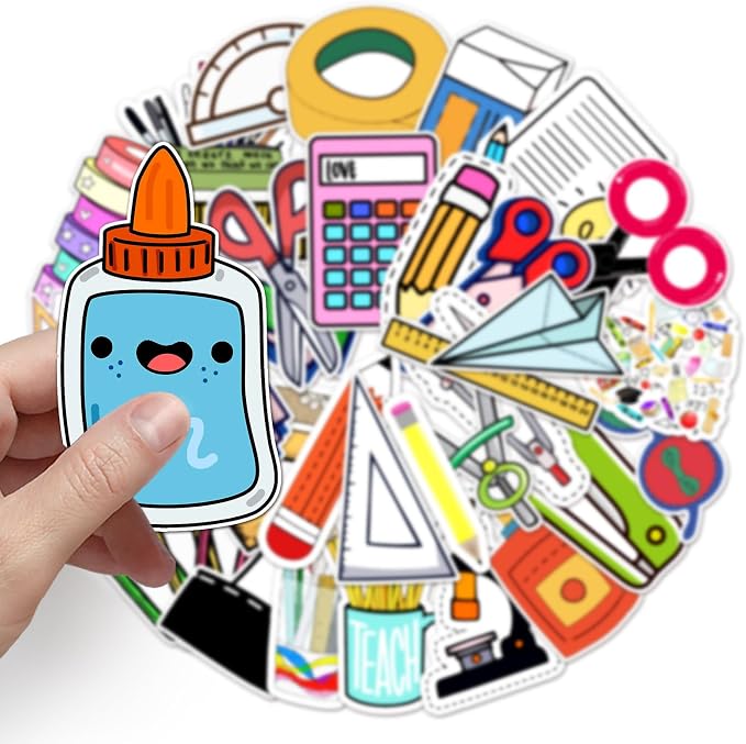 Back to School Stationery Set Sticker