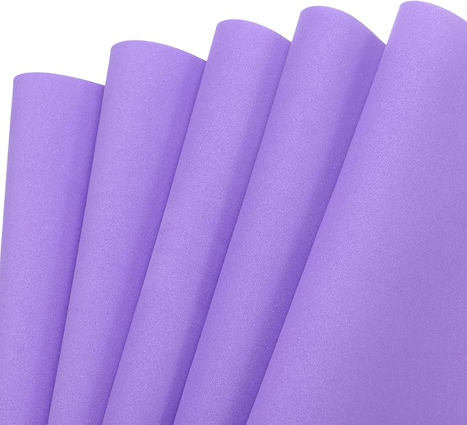 MECCANIXITY EVA Foam Sheets Light Purple 35.4 Inch x 19.7 Inch 2mm Thick Crafts