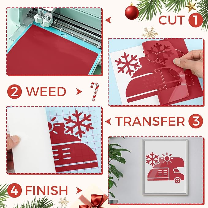 IModeur Glossy Red Permanent Vinyl